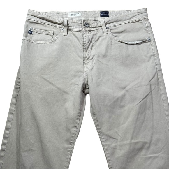 AG‎ Adriano Goldschmied The Protege Straight Leg Khaki Pants Mens 34 USA Made - Picture 6 of 14